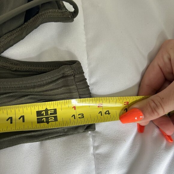 Michael Kors Womens Medium M Accented Green Bikini Top Swimwear Swimsuit - Picture 6 of 6